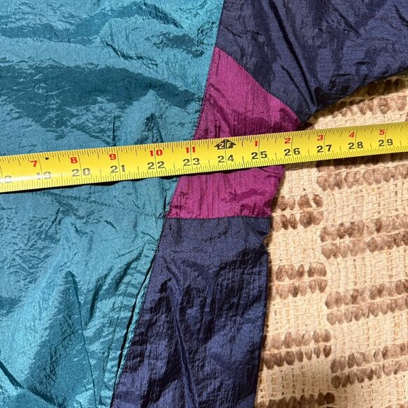 VTG Christian Dior Monsieur Mens XL Windbreaker Track Jacket 90s Color block - Picture 7 of 10